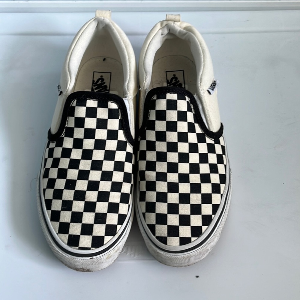 Barely Worn Checked Vans 👟